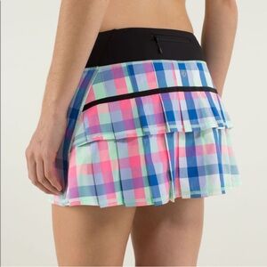 lululemon athletica Multicolor Plaid Skirt